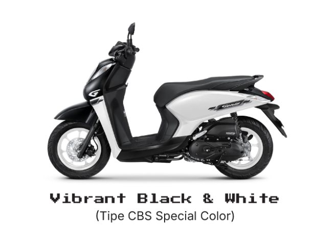 GENIO CBS White & White Red Blue di Honda Wijaya Abadi Bandung